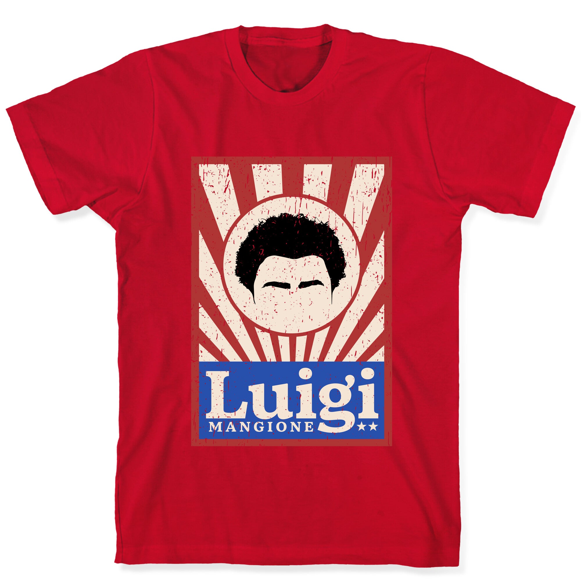 Luigi Mangione Campaign Poster T-Shirt